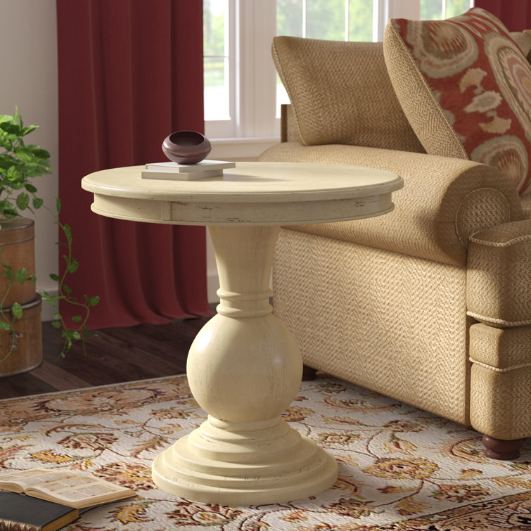 Lark Manor Muscogee 26'' Tall Pedestal End Table & Reviews Wayfair